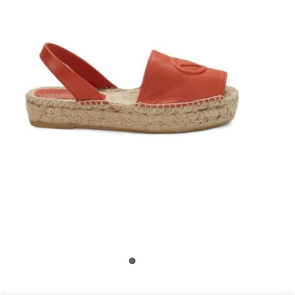 VALENTINO BY MARIO VALENTINO Clavesli Leather Sling-Back Espadrille Sandals 40 - Picture 1 of 12